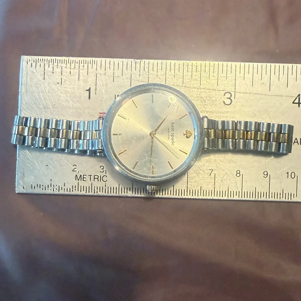 Kate Spade Holland Two-Tone Gold/Silver Stainless Steel Watch model KSW1119 - Picture 2 of 10